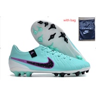 Original ready stock size 38-46 NEW LEGEND 10 GENERATION FULL KNITTED AG FOOTBALL SHOES tiempo Legen