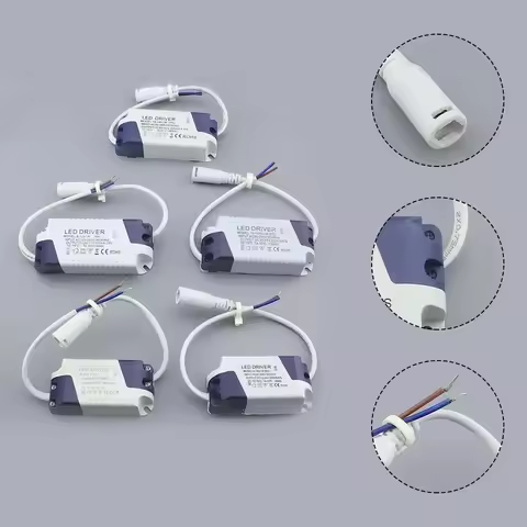 12-24V Drive Power DC LED Panel Driver 265mA Constant Current 3W 6W 12W 18W 24W DC LED Power Supply 
