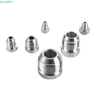 QIRVEN Silver Male Aluminium Weld, External Thread Aluminum Straight Male Weld Fitting Adapter, High