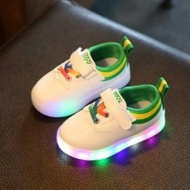 (GREEN) CNY GUCCI INSPIRED LED LIGHT UP SHOES RAYA 2017 4Y 5Y