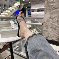 9cm HEEL STONE SLIPPERS