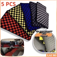 5pcs Carpet Dadu Universal Thailand Carpet Bezza Carpet Myvi Carpet Karpet Kereta Carpet MYVI WIRA VIVA KANCIL SAGA BLM