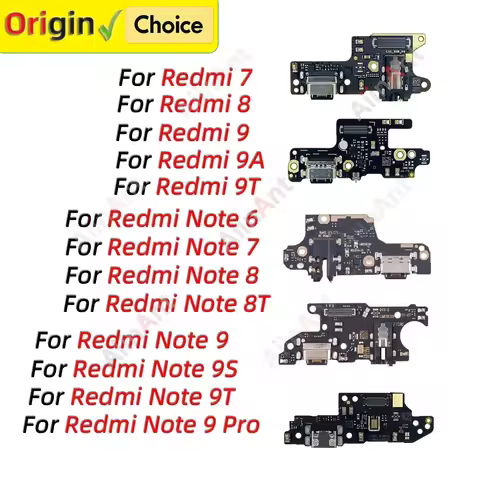 Bottom Dock USB Charging Board Connector Charger Port Flex Cable For Xiaomi Redmi Note 6 7 8 9 7A 9A