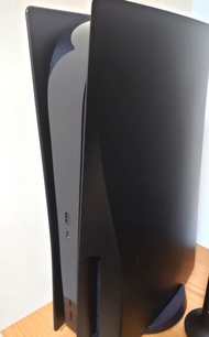 [新到現貨]PS5黑色殼 PS5光碟版面版PS5 black case cover disc version PS5殼