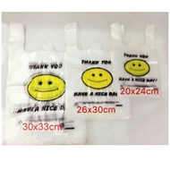 SMILEY PRINTED PLASTIC BAG