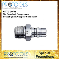 NITTO 20PM Air Coupling Compressor Socket Quick Coupler Connector(MAKE IN JAPAN)
