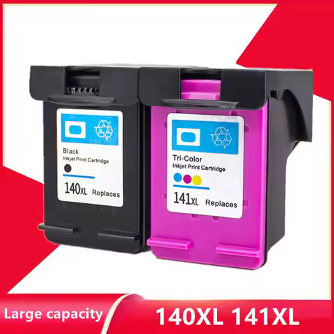 Compatible 140XL 141XL Ink Cartridge Replacement for HP 140 141 Photosmart C4283 C4583 C4483 C5283 D