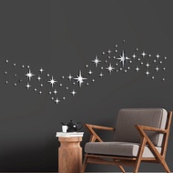 Jm3277 Star Mirror Acrylic Three-Dimensional Wall Sticker Bedroom Living Room Room Ceiling Decoration Self-Adhesive Background