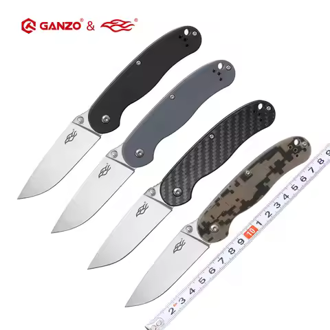 Ganzo FIREBIRD FB727S 440C blade G10 Handle Folding knife Survival Camping tool Hunting Pocket Knife