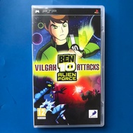 Ben 10 Vipgax Attacks PSP UMD original cassette cd game