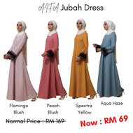[ CLEARANCE STOCK ] JUBAH DRESS MODEN MUSLIMAH | RAYA 2021 | COMO CREPE | NURSING &amp; WUDUK FREINDLY | AIFA DRESS