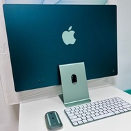 Apple iMac M1 高階 8GPU 雙風扇 綠色（保固2023-07-29）