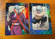 包郵鬼滅之刃台灣快閃店 限定閃卡 鬼滅之刃收藏卡  無限城篇