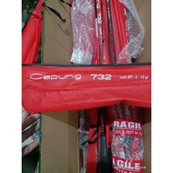 COD free shipping Joran RELIX CAPUNG 732 LINE Test 4-8 LBS Red SPIDERMAN CAPUNG bGIM