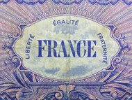 1944年法國(France)50法郎(FIFTY FRANCS)軍用鈔票 (盟軍登陸諾曼第,解放法國時期 Liberation of FRANCE)