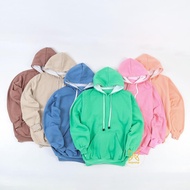 Kepomp Jacket BIG Size XXL-7XL Plain Peach Hoodie Jumper (Men & Women) Premium Quality Fleece