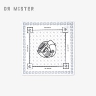 DR MISTER "Tyge" HDHF Bandana - White