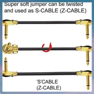 [hotkeystore.] Guitar Accessories Flat Head Gold-Plated Guitar Cable Guitar Instrument Accessories