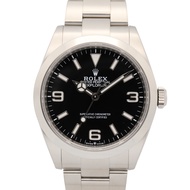 【二手】ROLEX探險家1型隨機序號224270 BK不鏽鋼男士腕錶