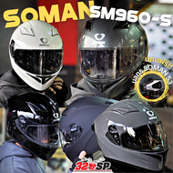 หมวกกันน็อค SOMAN SM960-S / SM968 แถมฟรีบลูทูธ SOMAN S3 !!320SP