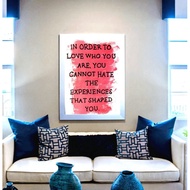 motivational quotes, English lettering, Handwritten quotes, WALLDECO frame