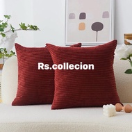Corduray Sofa Cushion Cover 30x30 40x40 45x45 50x50 60x60 Customizable Size
