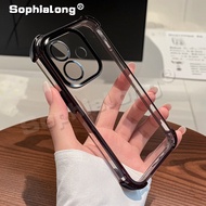 Soft Clear Electroplated Casing for Realme Note 50 60 60X 70 70T C53 C51 C63 C61 15T Narzo N53