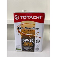 (oil change provided)Totachi 5W30 semi synthetic engine oil minyak engine minyak hitam