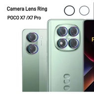 Tempered Glass Ring Camera Poco X7 / X7 Pro 5G Complete Metal Camera Lens Protector