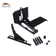 Serciya ขาตั้งการ์ดจอ GPU แนวตั้งปรับมุมได้รองรับติดตั้งง่ายแนวตั้ง GPU หลายทิศทางการติดตั้ง