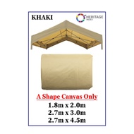 A Shape Canvas Only Super Berat Gazebo Heavy Duty Night Market Canopy Foldable Tent Kanvas Khemah