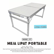 Meja Lipat Portable Meja Koper Lipat Kaki Kotak