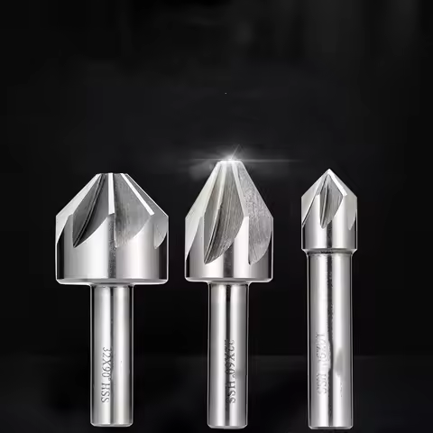 6mm-50mm 60 Degree 120 90 Degree HSS Chamfer Cutter Chamfering Drilling Mill Drill Milling Cutting T