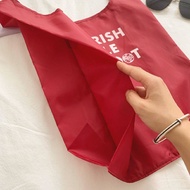 Japan Afternoon Tea Cherish Pale Blue Dot Foldable Eco Bag with Carabiner RRP ￥1100