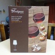 全新 德國雙人集團旗下 法國Fontignac無鉛水晶玻璃紅酒杯4個一組 德國製