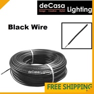 2 CORE BLACK WIRE / TRANSPARENT WIRE / WHITE WIRE FOR PENDANT LIGHT (WIRE)