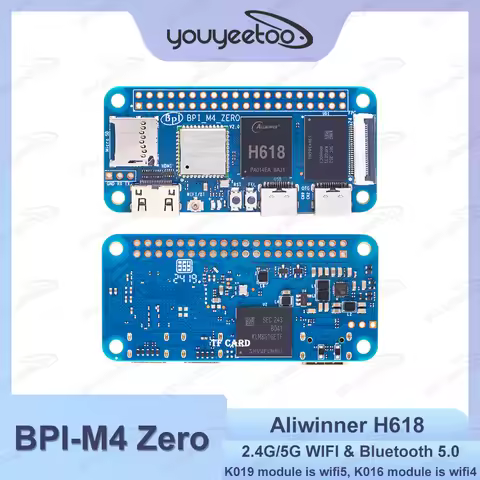 Banana Pi BPI-M4 ZERO Allwinner H618 Quad-core ARM Cortex-A53 Processor 2.4G/5G WIFI 4G LPDDR4 32G e