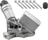 Dasbecan 11428583895 Aluminum Oil Cooler Filter Housing Assembly Compatible with BMW 340i 440i 540d