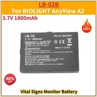 High Quality LB-02B Vital Signs Monitor Battery 3.7V 1800mAh for BIOLIGHT AnyYiew A2 LB-02B Replacem