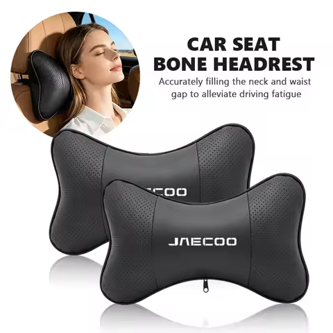 Car Pillows Headrest Neck Rest Cushion Support Universal Decor For JAECOO J8 J7 PHEV C9 2WD AWD