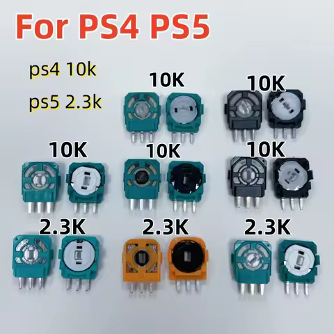 20pcs Original 3D Analog Micro Switch Sensor for PS4 PS5 Controller 3D Thumbstick Axis Resistors Pot