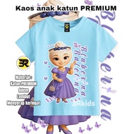 Cute Bluberina Balletina Anomali Theme Girls' T-Shirt 1-10 Years Baju Budak Perempuan T Shirt Budak 