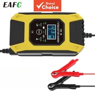 Eafc 7a 12v 7-stage Smart Car Motorcycle Battery Charger Pulse Repair Deep Cycle Efb Gel Wet Agm