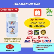 Termurah WooTekh Collagen Softgel - Herbal Pencerah Kulit -