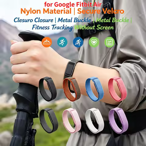 Woven Nylon fitness tracker Replacement Strap For Google for Fitbit Air Sport Fitness Tracker Adjust