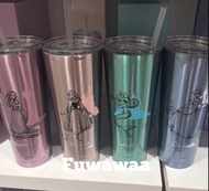 迪士尼公主 飲管杯 不鏽鋼 吸管 保溫保冷 灰姑娘 長髮公主 睡美人 小美人魚 金仔 Marie 史迪仔 環保杯 超輕 尼莫 甘仔 小金 運動水樽 小熊維尼 米妮 茉莉公主 日本 限量版 花瓣 粉紅色