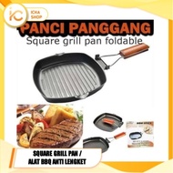 Square Grill Pan / Wajan BBQ / Square Grill Pan Panggang BBQ / Teflon