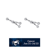 Trustdavis 100 925 Solid Real Sterling Silver Jewelry 12 Conslation Stud Earrings Birthday Gift For Women Girls DA330