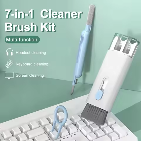 7 in 1 Computer Keyboard Cleaner Kit Earphone Cleaning Pen For Airpods Cleaner Brush Keyboard Clean 