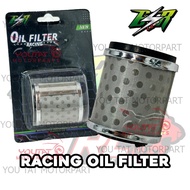 ESR MOTOR RACING OIL FILTER STEEL RACING FILTER MINYAK YAMAHA Y15ZR Y16ZR LC135 SRL110 SRL115 FI